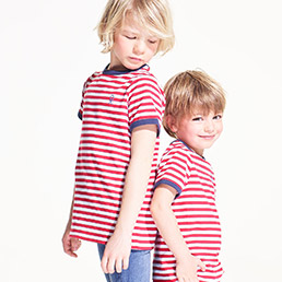 Enfants habillées de vêtements Okaïdi-Obaïbi
