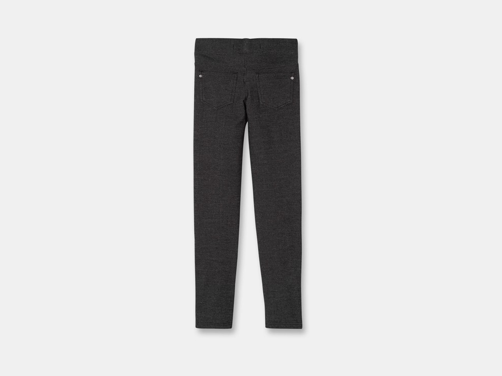 Jeggings efecto vaquero negro niña 2
