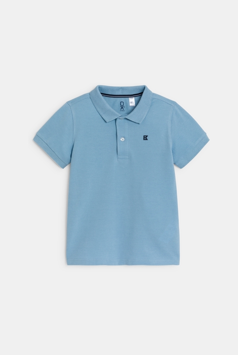 Polo classica blu bambino 2