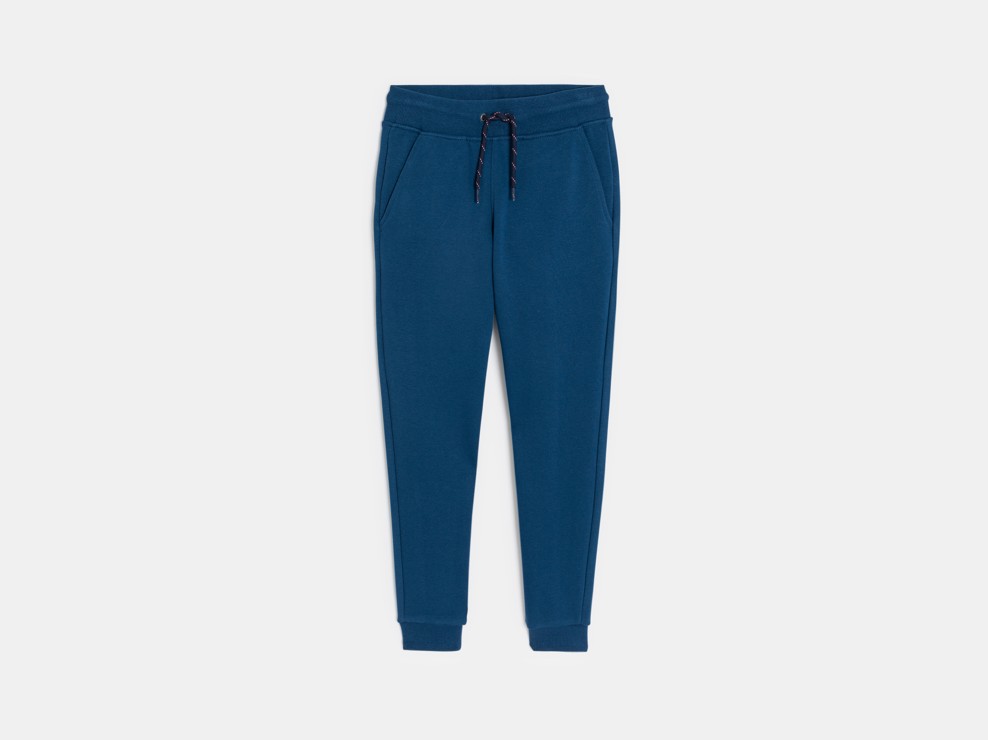 Jogginghose aus Molton Blau Jungen 2