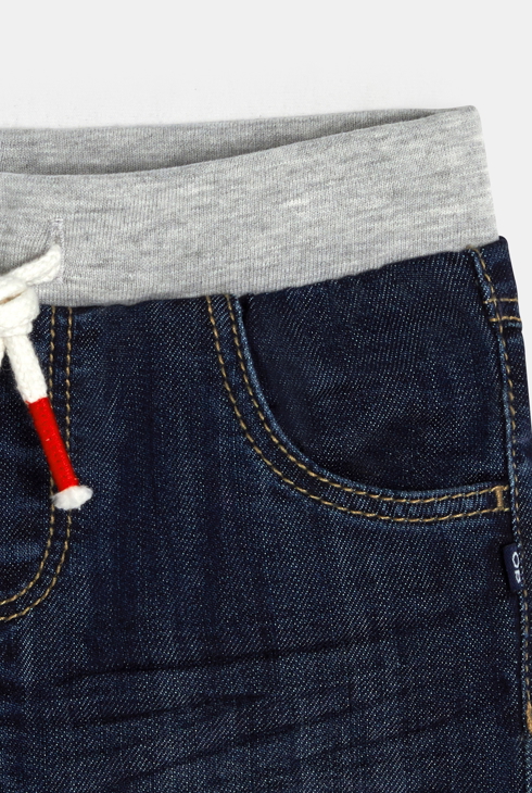 Short en jean bleu bébé garçon 2