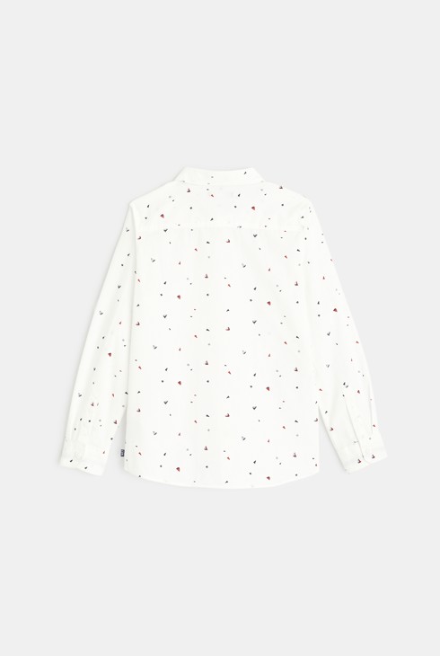 Shirt with small printed motifs 2