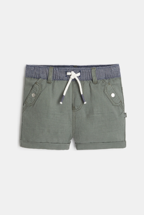 Linen and cotton shorts 2
