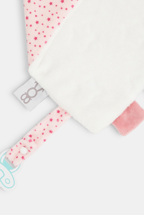 Crushed velvet pink rabbit comforter 2