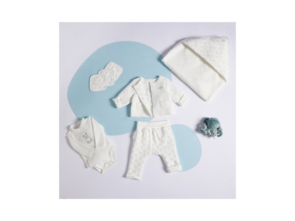 Schmusetuch Krake Grün Geburt 2