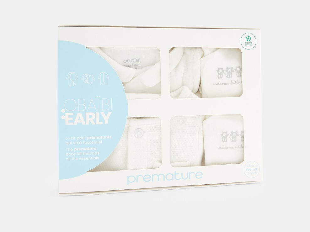 Frühchen-Ausstattung Weiß Geburt 2