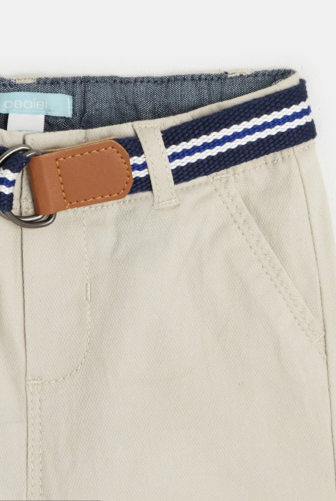 Fancy cotton turn-up shorts 2