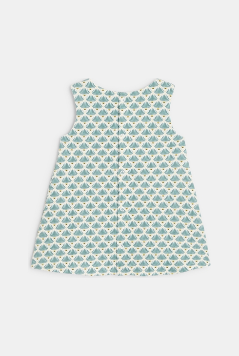 Graphic jersey pinafore dress 2