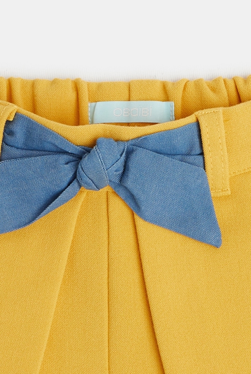 Skirt-effect panelled shorts 2