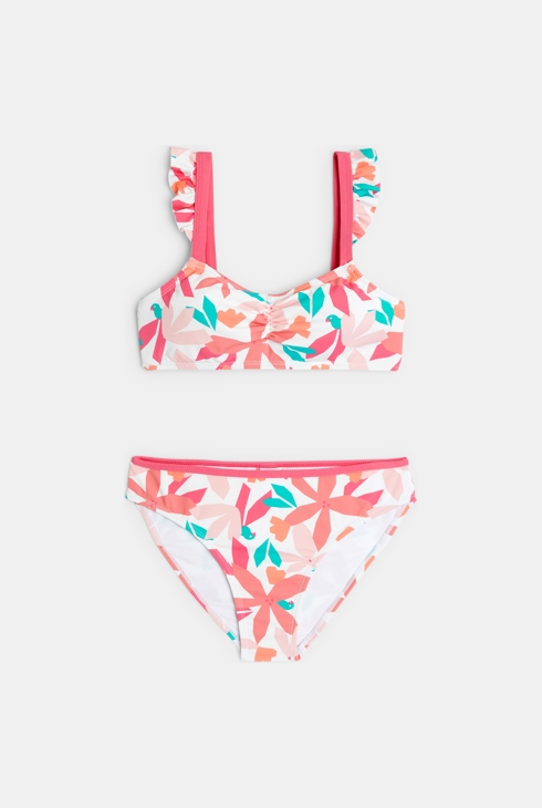 2-teiliger Badeanzug Rosa Mädchen 2