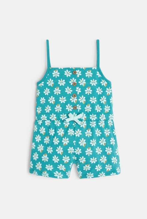 Kurzoverall mit Trägern Blau Baby Mädchen 2