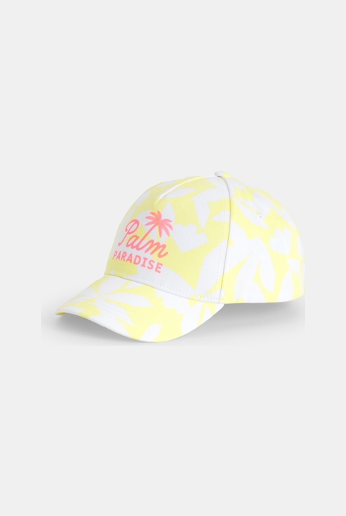 Cap mit bedrucktem Schirm Gelb Mädchen 2