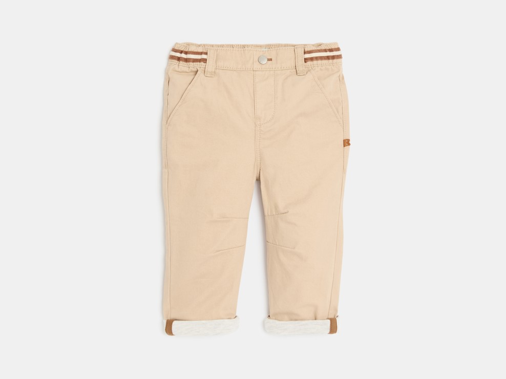 Pantalón chino beige bebé niño 1
