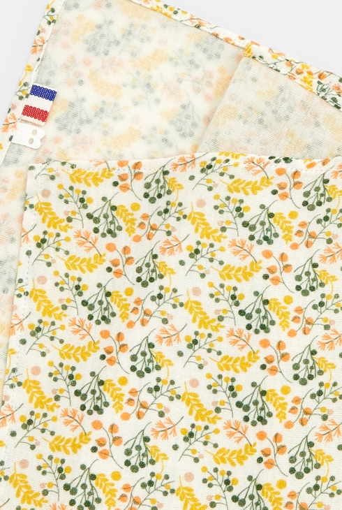 Unisex baby’s printed cotton gauze cloth 2