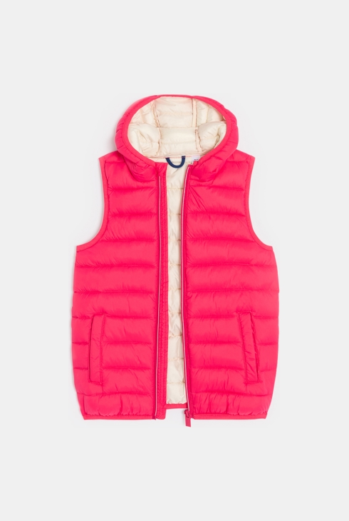 Ärmellose Steppjacke Light in Rosa für Mädchen 2