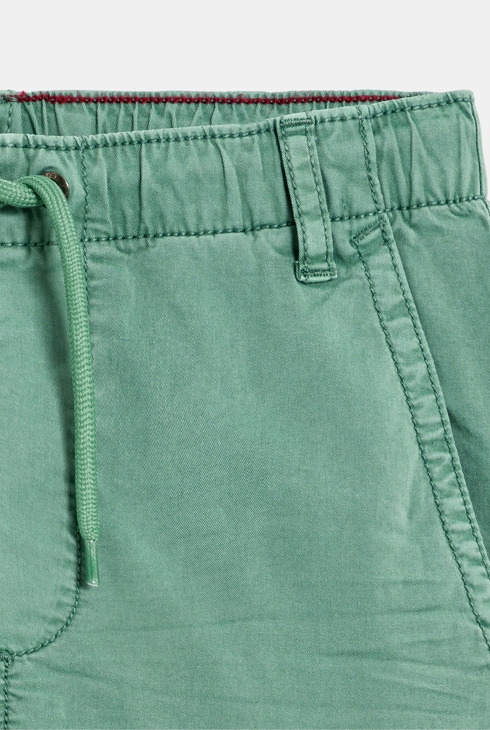 Grüne Cargohose aus Canvas für Jungen 2