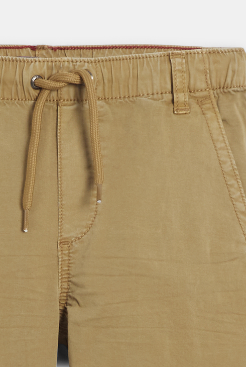 Boy's beige cargo trousers 2