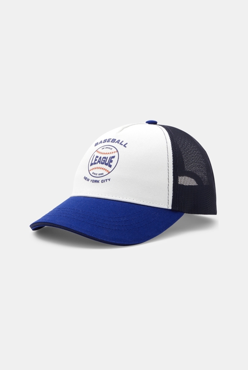 Baby boy's blue mesh cap 2