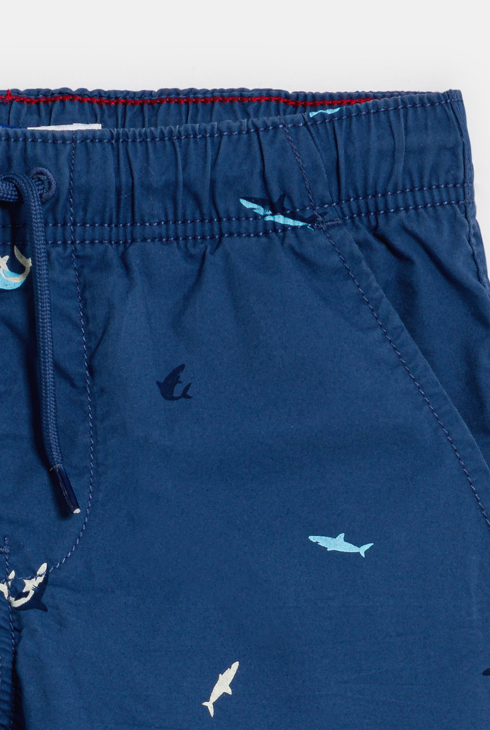 Boy's blue printed shorts 2
