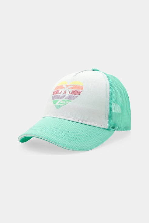 Grüne Netzkappe für Mädchen 2