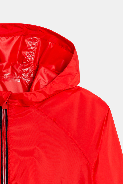 Boy's red waterproof windcheater jacket. 2