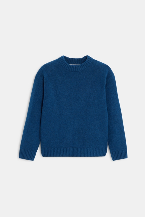 Boy's royal blue crew neck jumper 2