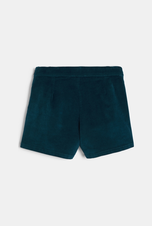 Girl's navy blue corduroy skort 2