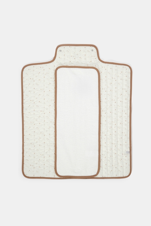 Tapis à langer de voyage étoile blanc naissance mixte 2