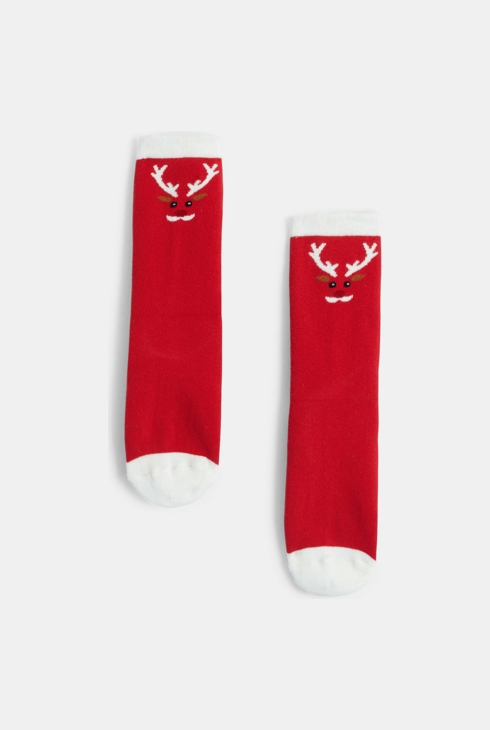 Boy's blue anti-slip socks 2
