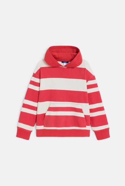 Boy's blue striped patterned sweatshirt 2