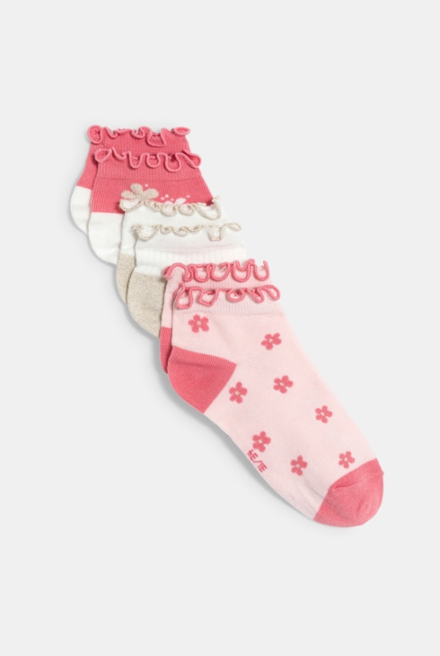 Girl's patterned trainer socks (set of 3) 1