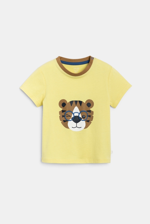 Camiseta tigre amarillo bebé niño 2