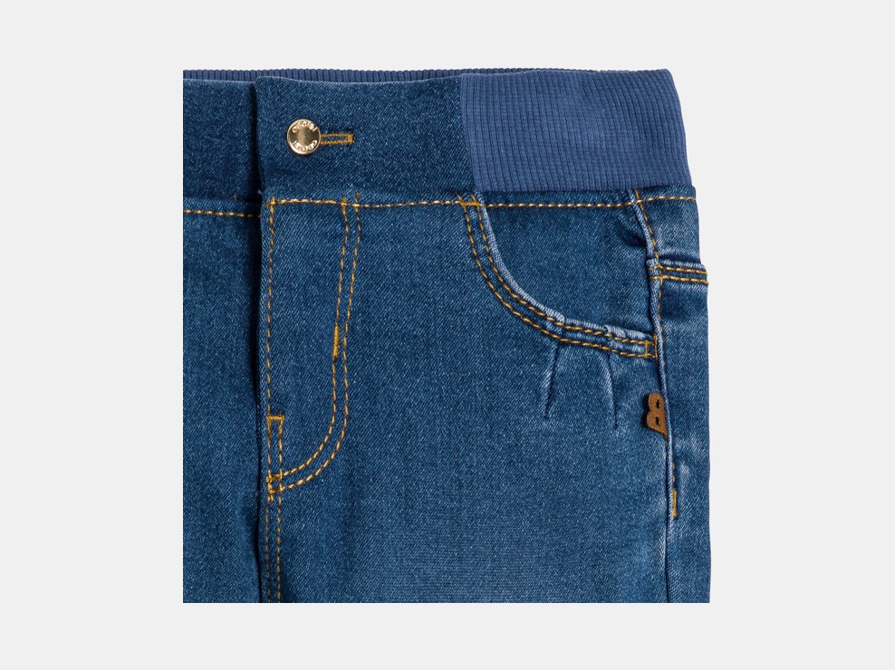 Jegging stretch azul denim bebé niña 2