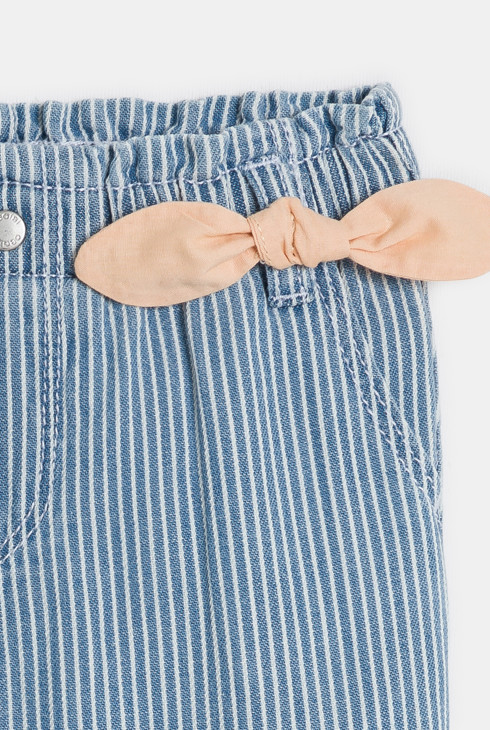 Hose fein gestreift blau Kleinkind Mädchen 2