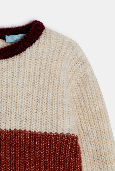 Pull bébé fille beige 2