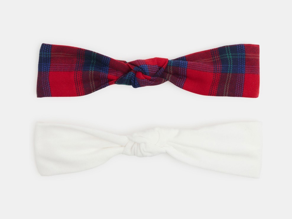 Haarreif modische Schleife rot Kleinkind Mädchen (2er-Pack) 1