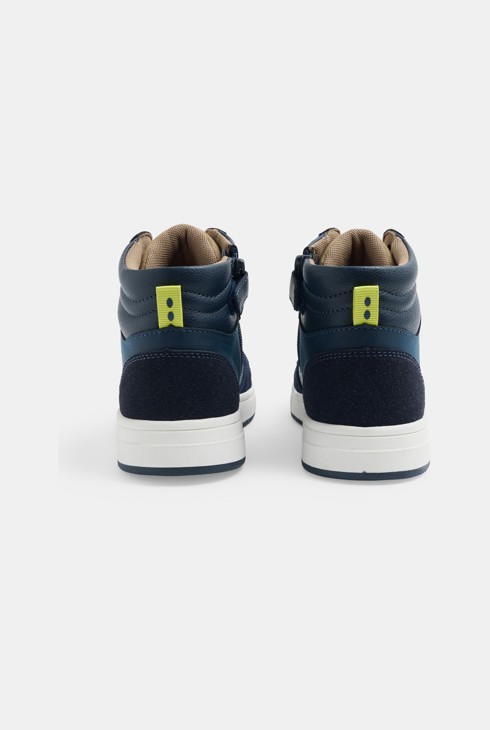 Hohe Turnschuhe blau Jungen 2