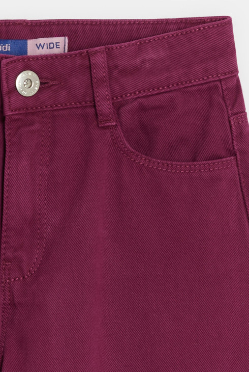 Pantalón de loneta violeta niña 2