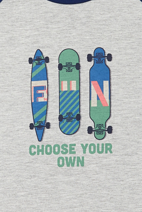 Camiseta de manga larga motivo skate-board niño 2