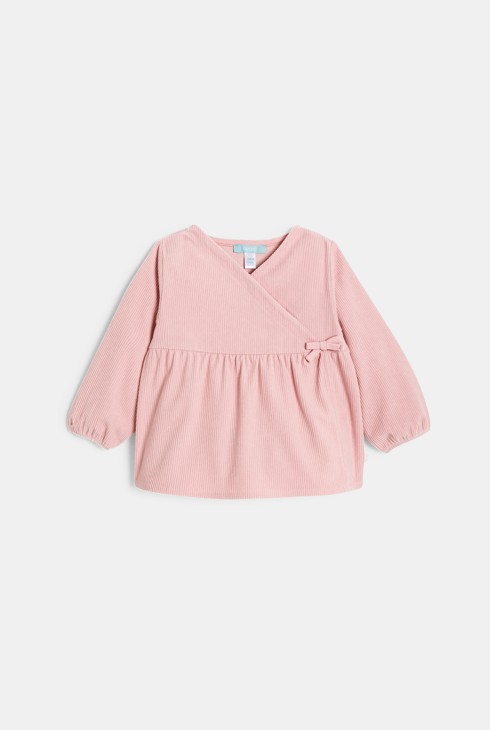 Set aus Samt rosa Kleinkind Mädchen 2