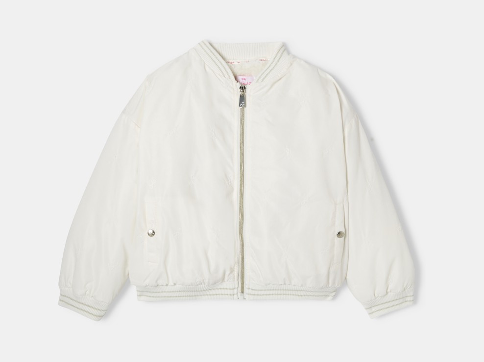 Cazadora forrada blanco niña Lili Gaufrette 1