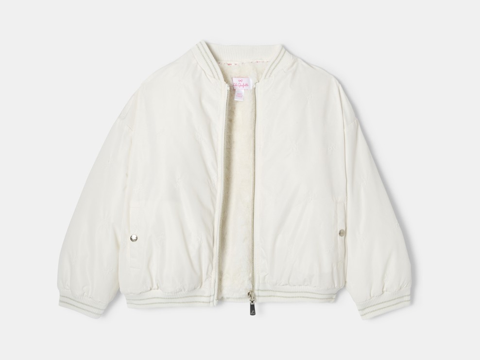 Cazadora forrada blanco niña Lili Gaufrette 2