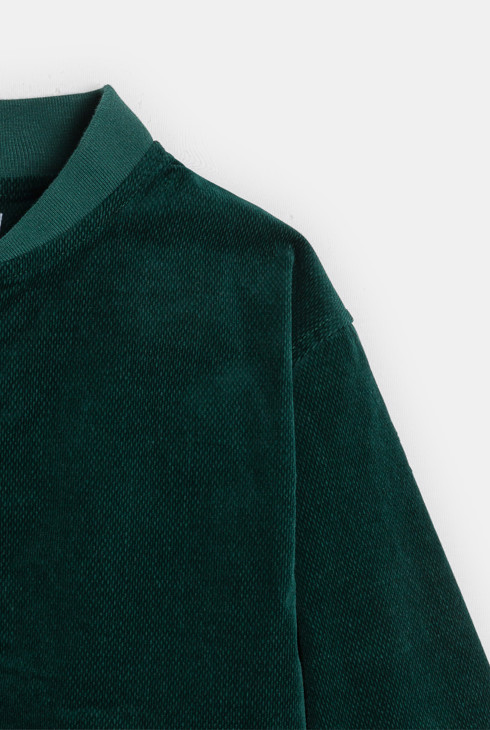 Teddyjacke in Dunkelgrün für Jungen 2