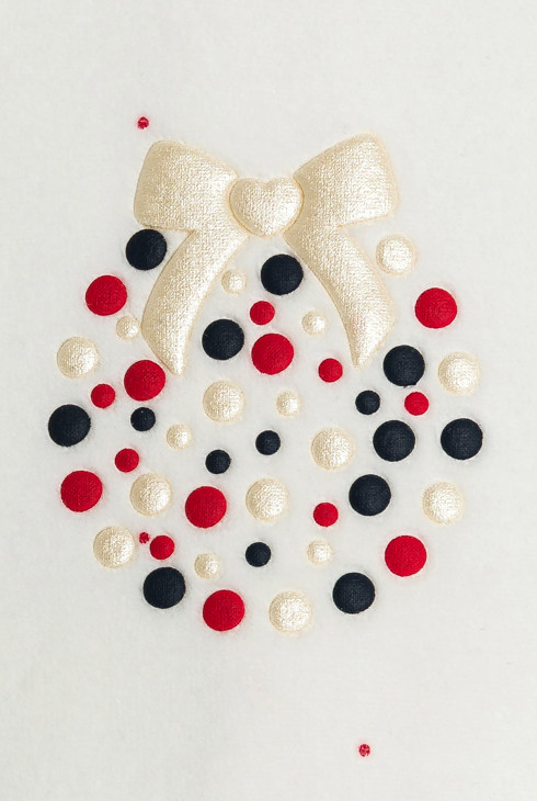 Pelele terciopelo navideño blanco bebé niña 2