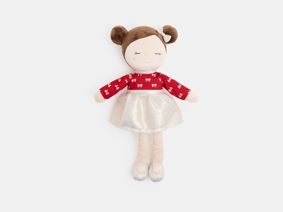 Suave muñeca de terciopelo bebé niña 1