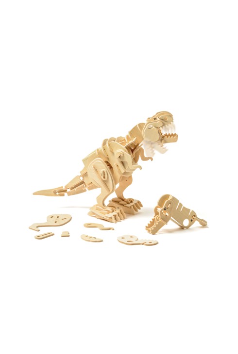 T-rex 3D animé en bois Oxybul 2