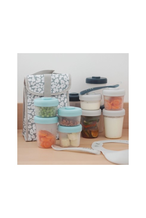 Coffret premier repas 12 portions et 2 cuillères 1er âge Beaba 2