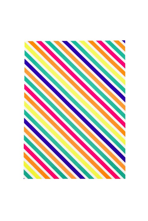 2 feuilles papier cadeau arc en ciel Oxybul 2