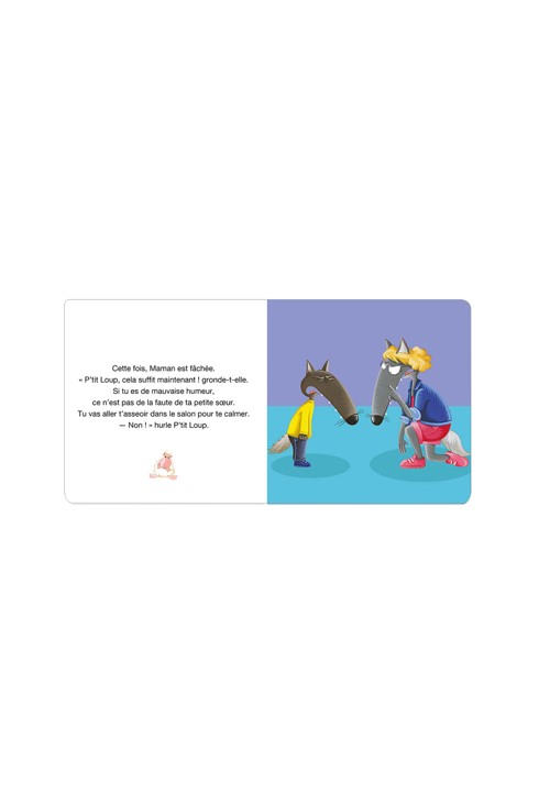 Livre P'tit loup fait une colère - Auzou 2