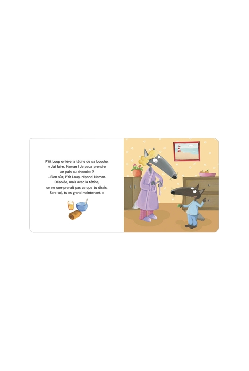 Livre P'tit loup n'a plus besoin de tétine - Auzou 2
